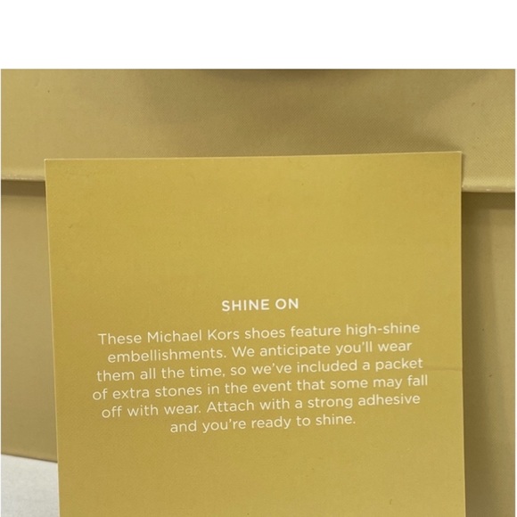 NWT MICHAEL KORS FALLON MARY JANES GLITTER SIZE 5.5 - Picture 12 of 12